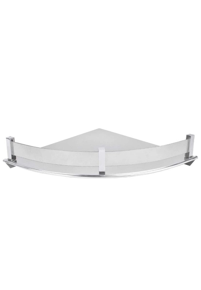 Curve Stainless Steel Corner Shelf Tray (9 nches)