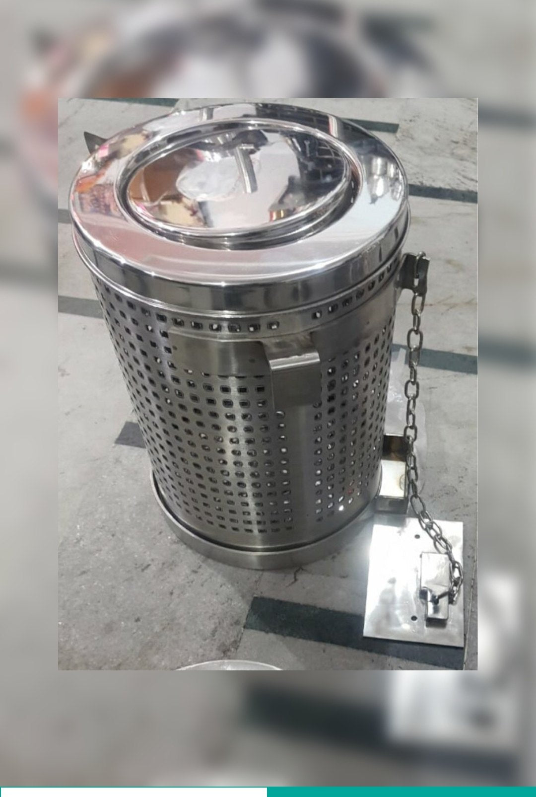 Dustbin Stainless Steel